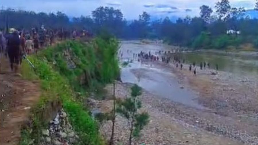 Perang suku pecah di Wamena, Kabupaten Jayawijaya.