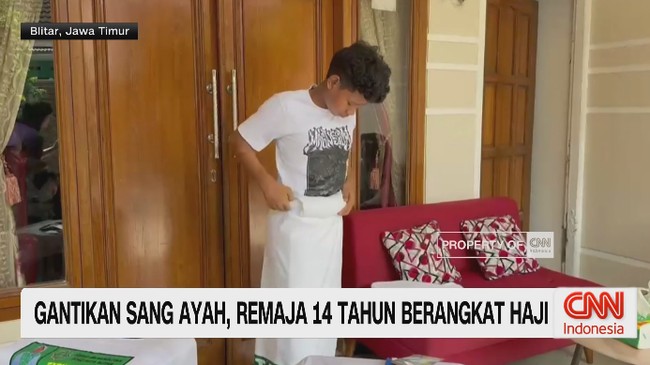 VIDEO: Gantikan Sang Ayah, Remaja 14 Tahun Berangkat Haji