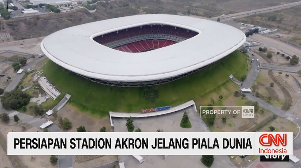 VIDOE: Stadion Akron Meksiko Bersiap Sambut Piala Dunia 2026
