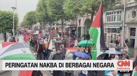 VIDEO: Demo Hari Nakba Memanas! Ribuan Warga Turun ke Jalan di Eropa