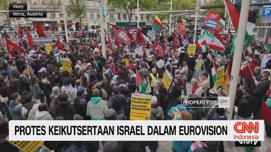 VIDEO: Protes keikutsertaan Israel Dalam Eurovision