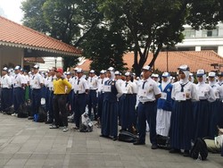 Seleksi Pasukan Pengibar Bendera Gedung Joang 45 Diikuti 224 Pelajar