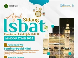 Link Live Streaming Pengumuman Hasil Sidang Isbat Idul Adha 2026