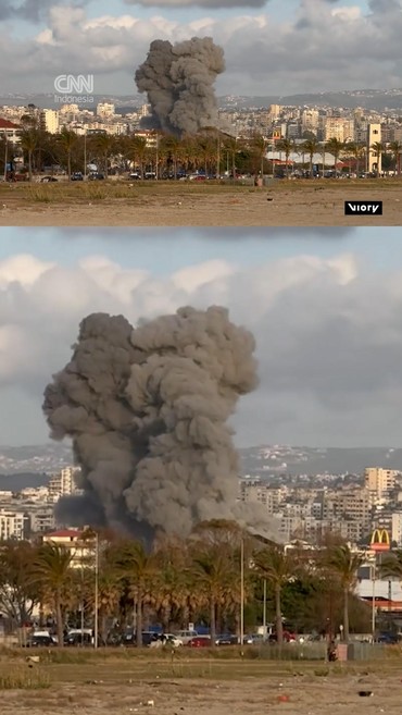 Masa Gencatan Senjata, Israel Serang 100 Target Hizbullah di Lebanon