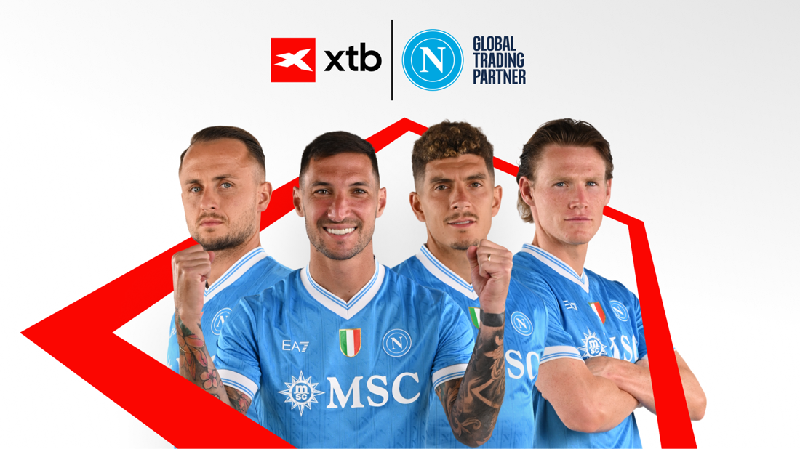 XTB Resmi Jadi Mitra Global SSC Napoli Dua Musim Hingga 2027