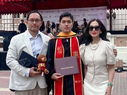 Terpopuler: Potret Marcel Putra Diah Permatasari yang Baru Lulus S2 di AS