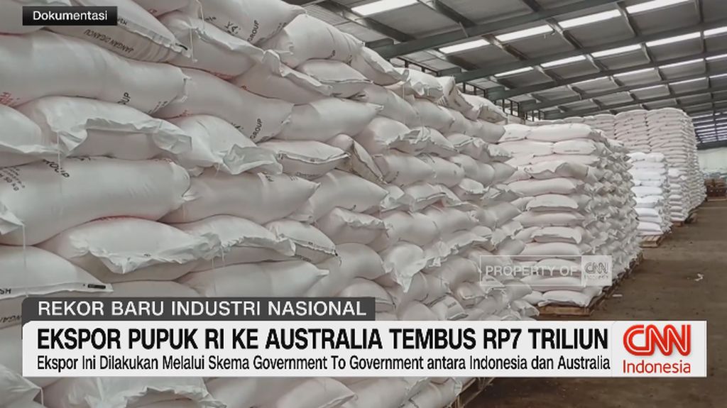 VIDEO: Ekspor Pupuk RI Ke Australia Tembus Rp7 Triliun