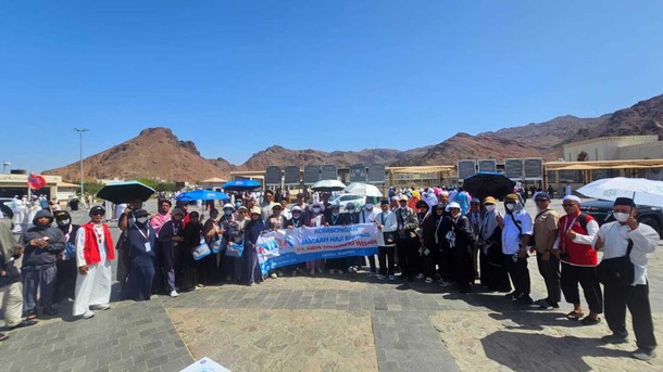 Jemaah Haji Aida Tourindo Wisata Jalani Ziarah Religi di Madinah