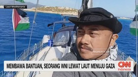 VIDEO: Membawa Bantuan, Seorang WNI Lewat Laut Menuju Gaza