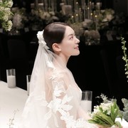 9 Potret Cantik Chef Park Eun Young dalam Balutan Gaun Pengantin di Hari Pernikahan