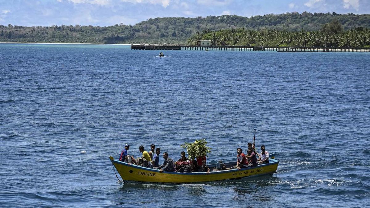 FOTO: Saingi China di Selat Malaka, India Korbankan Suku dan Hutan FOTO: Saingi China di Selat Malaka, India Korbankan Suku dan Hutan