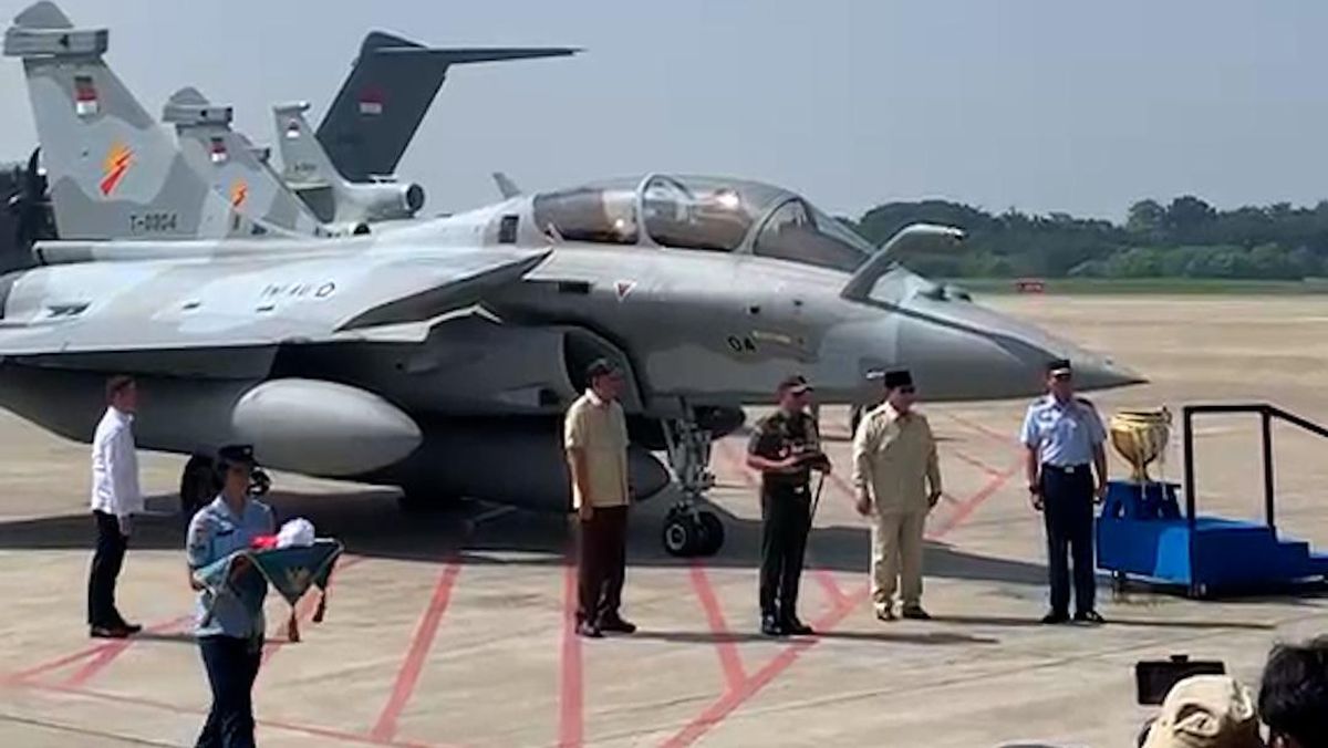Momen Prabowo Serahkan 6 Jet Tempur dan Alutsista Baru ke TNI AU