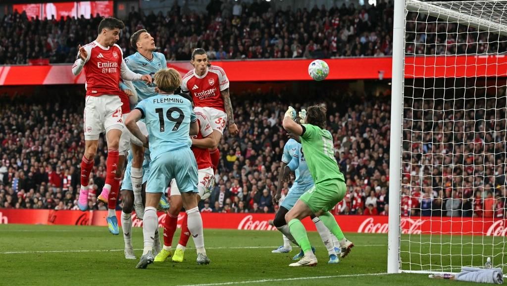 Hasil Liga Inggris: Gasak Burnley 1-0, Arsenal di Ambang Juara