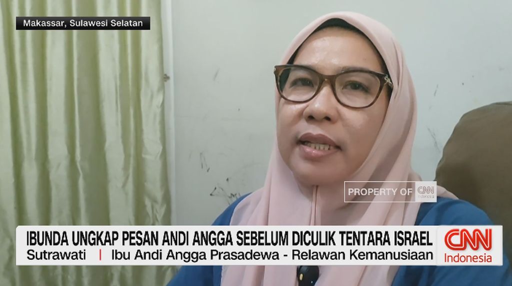 VIDEO: Ibunda Ungkap Pesan Andi Angga Sebelum Diculik Zionis Israel