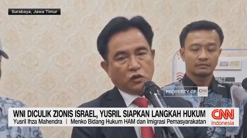 VIDEO: WNI Diculik Zionis Israel, Yusril Siapkan Langkah Hukum