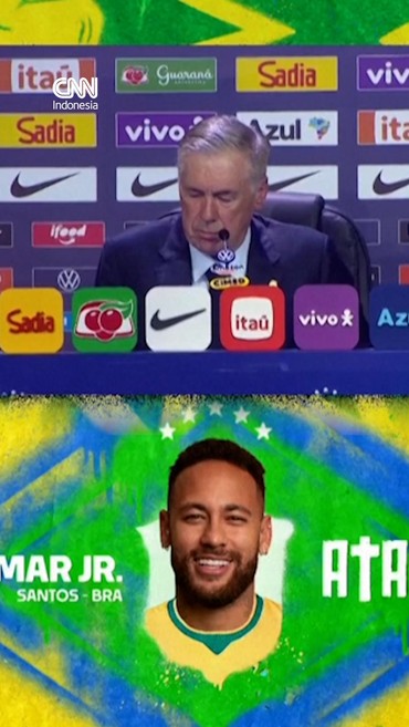 Momen Ancelotti Umumkan Neymar Masuk Skuad Timnas Brasil