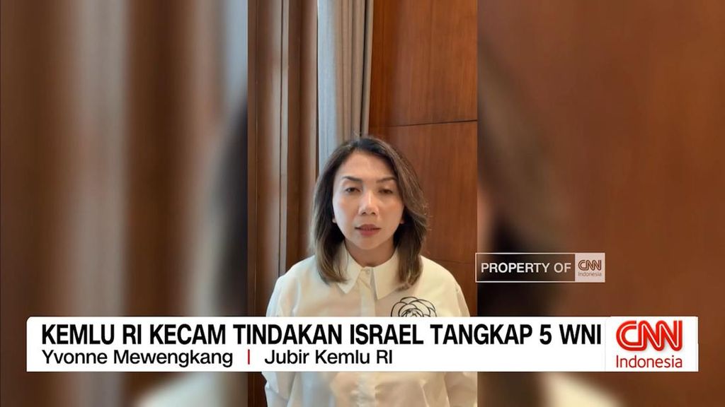 VIDEO: Kemlu RI Kecam Tindakan Israel Tangkap 5 WNI