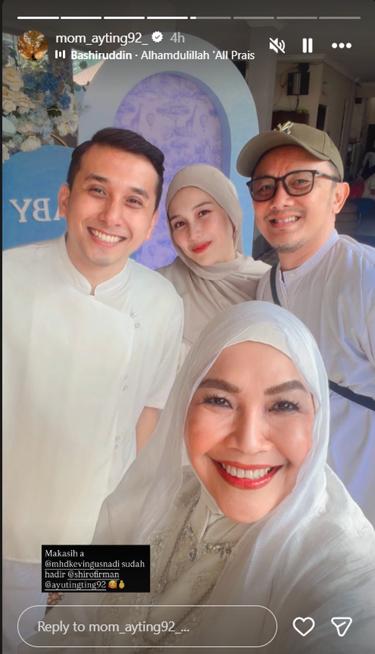 Panggilan Umi Kalsum untuk Kevin Gusnadi&comma; kekasih Ayu Ting Ting&period;