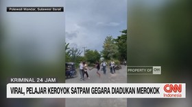 VIDEO: Viral, Pelajar Keroyok Satpam Gegara Diadukan Merokok