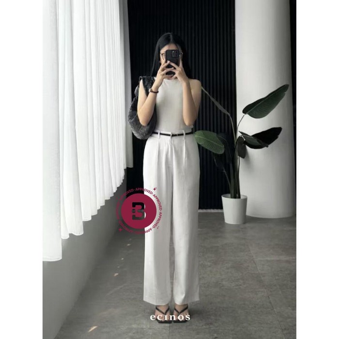 Agape Linen Trousers 2.0 (White)