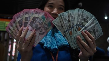 Rupiah Tergelincir ke Rp17.744 per Dolar AS Sore Ini