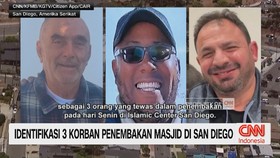Identifikasi 3 Korban Penembakan Masjid di San Diego