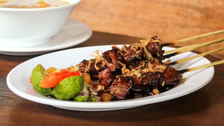 Ilustrasi sate kambing