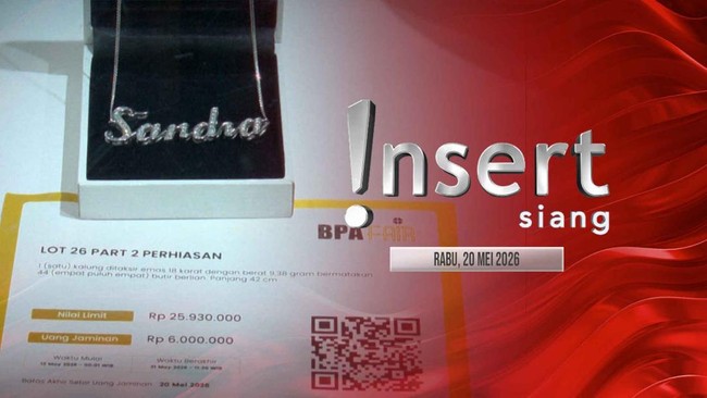 Insert Siang: Barang Sandra Dewi Dilelang, Ria Ricis Kondangan dengan Hasan