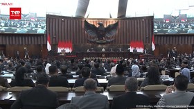 Presiden Prabowo Subianto pidato saat menghadiri Rapat Paripurna DPR RI ke-19 Terkait KEM dan PPKF RAPBN 2027 di Gedung DPR RI, Jakarta, Rabu (20/5/2026).