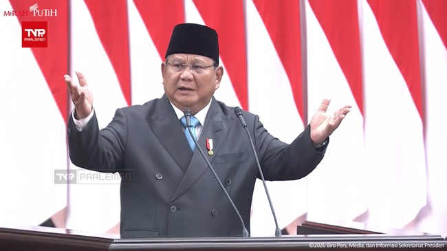 Presiden Prabowo Subianto mengungkapkan dukungan Megawati Soekarnoputri saat masa sulitnya. Ia menghargai check and balances PDIP dalam demokrasi.