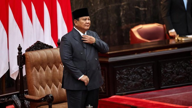 FOTO:  Pidato 2 Jam Prabowo dalam Rapat Paripurna DPR