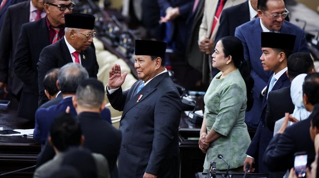 FOTO:  Pidato 2 Jam Prabowo dalam Rapat Paripurna DPR