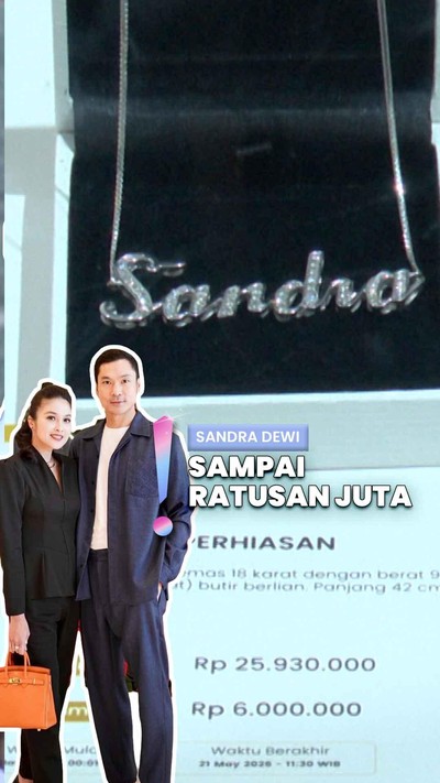 Video: Tas-Perhiasan Sandra Dewi Dilelang Mulai Rp13 Juta oleh Kejaksaan