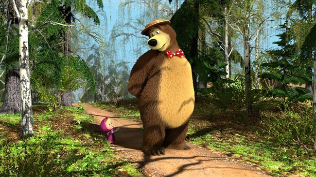 Siapa saja pengisi suara Masha and the Bear, termasuk yang versi bahasa Inggris dan bahasa Indonesia? (dok. Animaccord Animation Studio)
