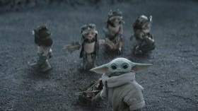 Cerita Star Wars: The Mandalorian and Grogu dirujak kritikus, tapi mereka sepakat film itu tertolong penampilan Baby Yoda. (Lucasfilm Ltd)