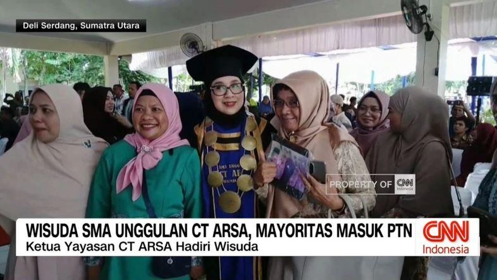 VIDEO: Wisuda SMA Unggulan CT Arsa, Mayoritas Masuk PTN