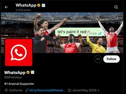 Arsenal Juara Liga Inggris, Akun WhatsApp Ikut Merah Meriah Rayakan Kemenangan