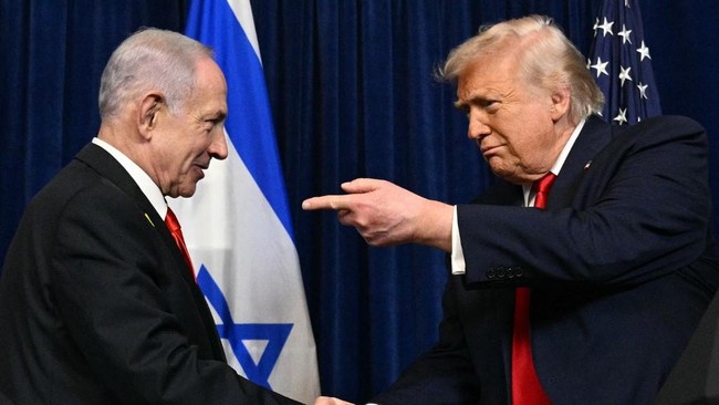 Donald Trump dan Benjamin Netanyahu