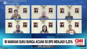 Bank Indonesia Resmi Menaikkan Suku Bunga Acuan Sebesar 50 Basis Poin Menjadi 5 Koma 25 Persen. Langkah Ini Merupakan Upaya Untuk Mendorong Stabilitas Nilai Tukar Rupiah, Pengendalian Inflasi, Dan Pertumbuhan Ekonomi Serta Likuiditas.