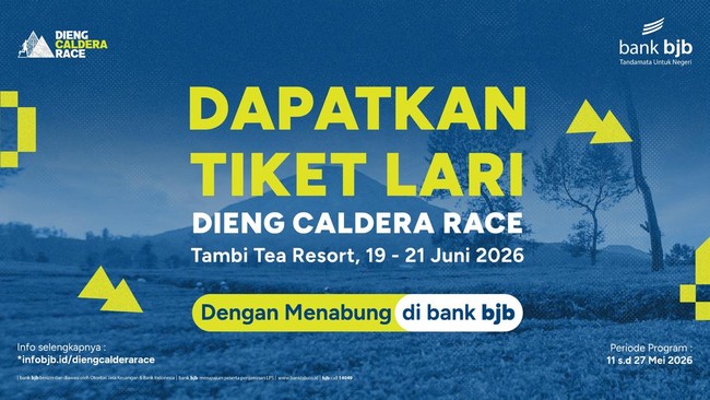 bank bjb Perkuat Sport Tourism Lewat Dieng Caldera Race 2026