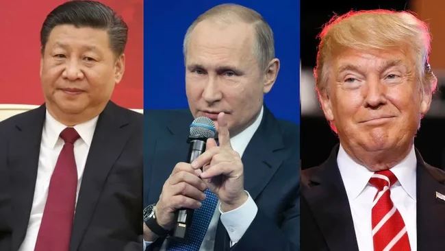 'Ngeri' Xi Jinping, Putin dan Trump Bakal Bertemu di China