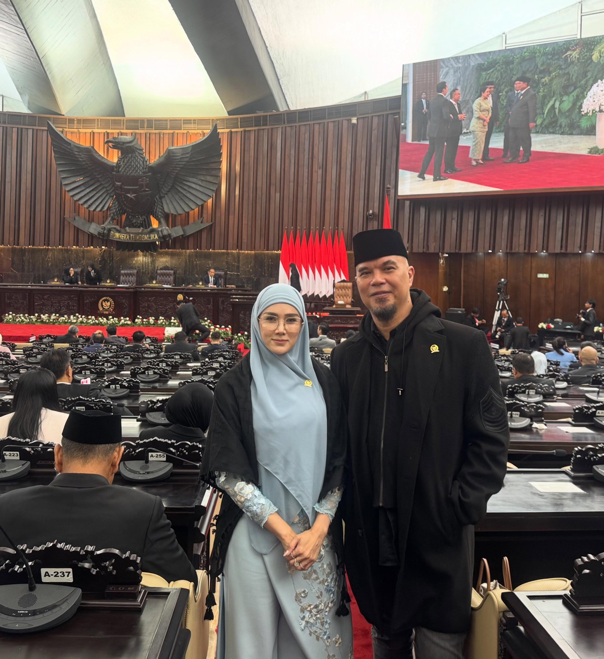 Mulan Jameela dan Ahmad Dhani