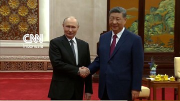 Momen Putin dan Xi Jinping Ngeteh Bareng di China