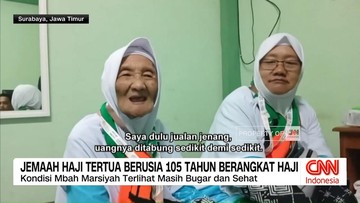 VIDEO: Jemaah Haji Tertua Berusia 105 Tahun Berangkat Haji