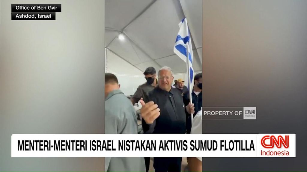 VIDEO: Menteri-Menteri Israel Nistakan Aktivis Sumud Flotilla