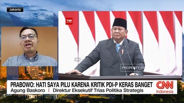 VIDEO: Prabowo Hati Saya Pilu karena Kritik PDI-P Keras Banget
