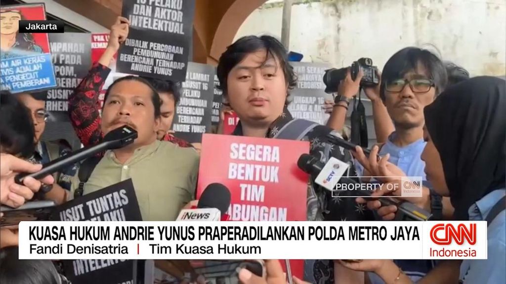 VIDEO: Kuasa Hukum Andrie Yunus Praperadilankan Polda Metro Jaya