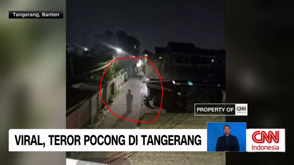 VIDEO: Viral Teror Pocong di Tangerang Resahkan Warga