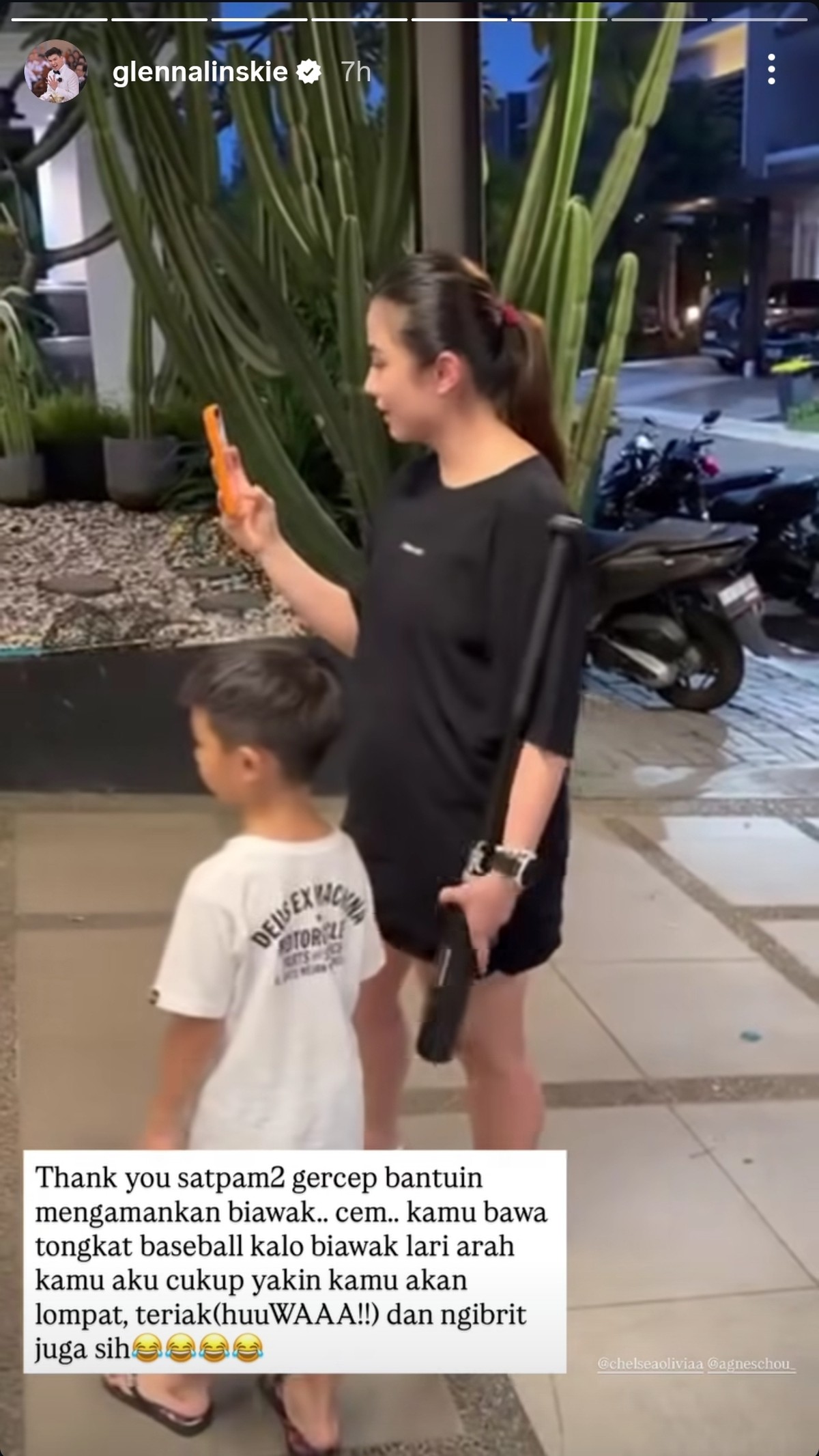 Penangkapan biawak di rumah Chelsea Olivia&period;