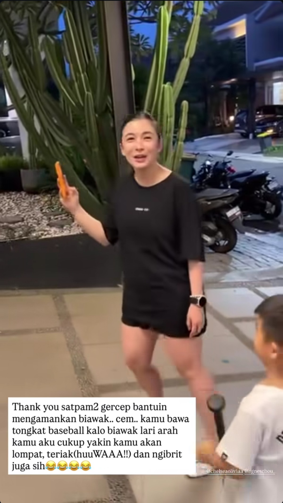 Penangkapan biawak di rumah Chelsea Olivia&period;